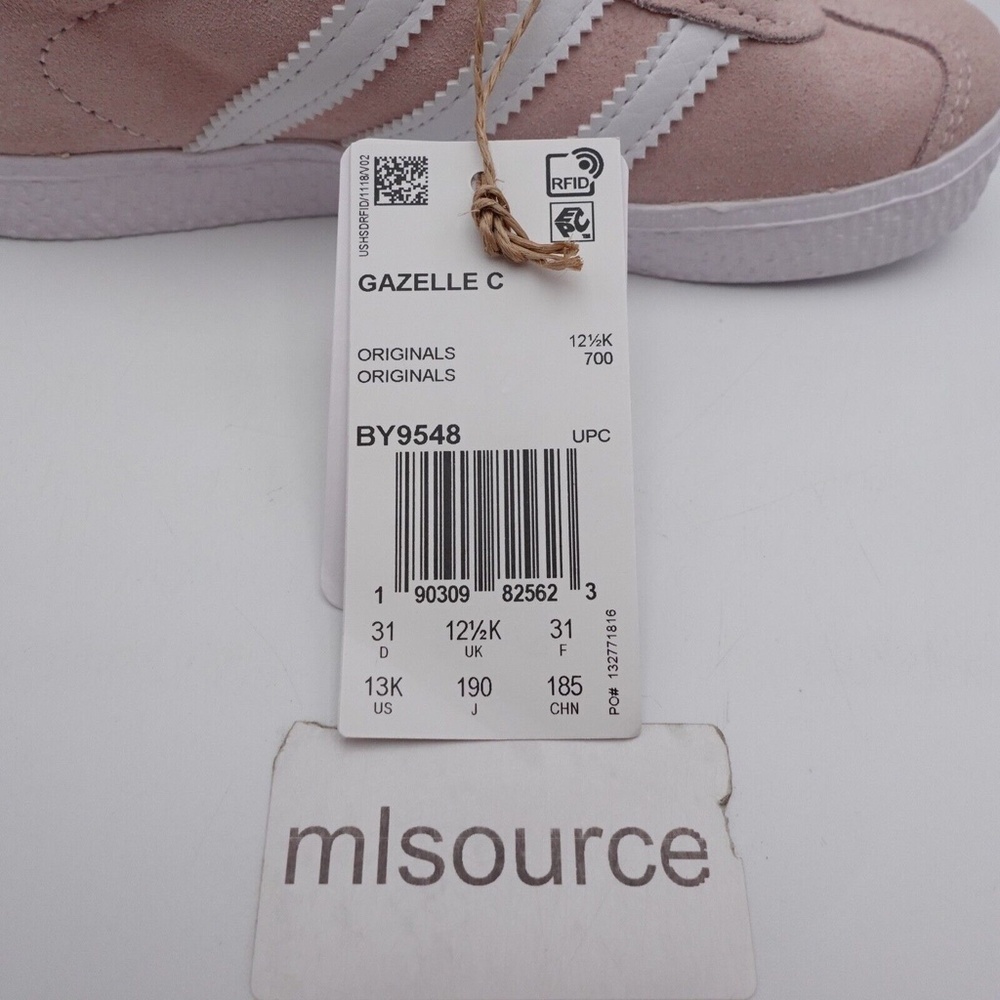 NEW adidas Originals Gazelle Sneakers BY9548 Icey Pink - Picture 7 of 16